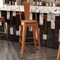 Flash Furniture 30" Orange Metal Counter Stool-Teak Poly Seat CH-31320-30GB-OR-PL2T-GG - alternate 5